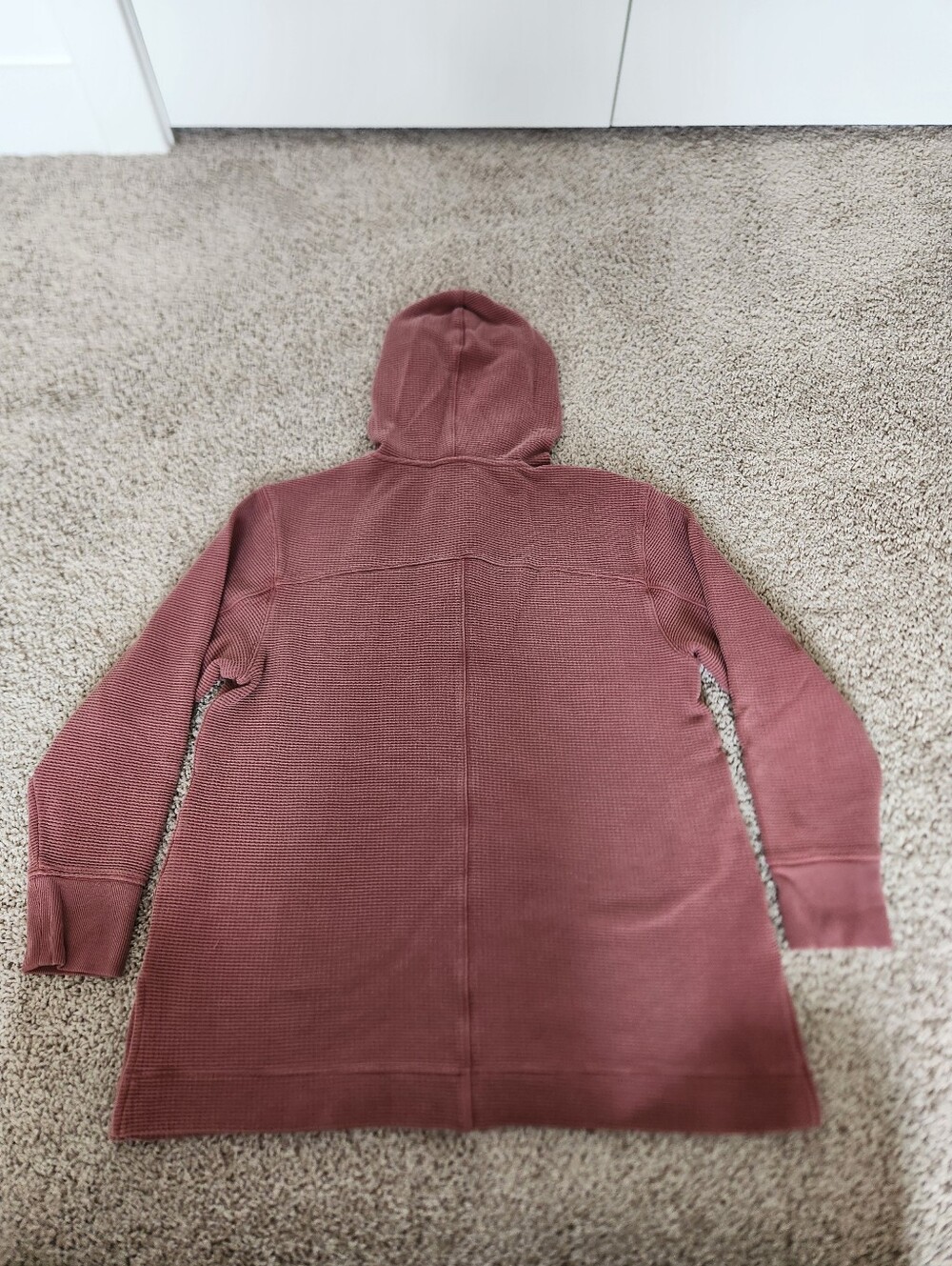 Athleta Coaster Luxe Waffle Hoodie Size Small - Picture 5 of 9